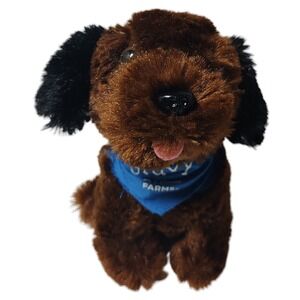 Bob Evans Plush Puppy Dog Gravy‎ Chelsea Teddy Bear Company Brown Stuffed Toy